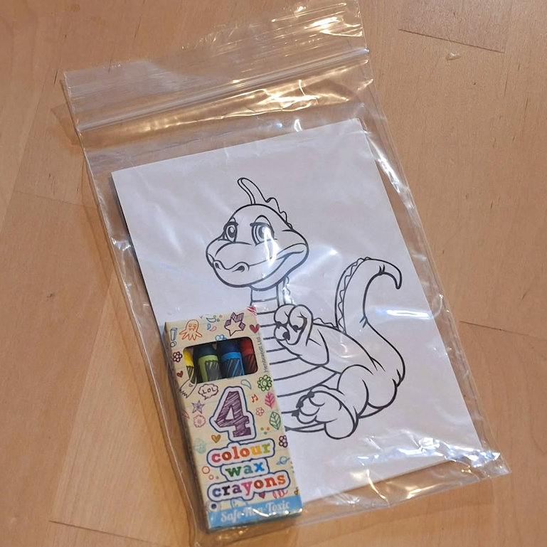 Colouring Set - Dinosaur Themed